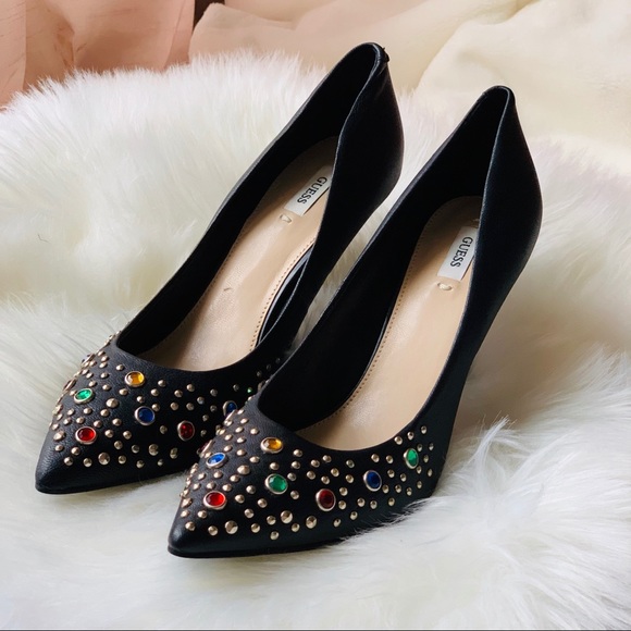 Guess Shoes - NWB Guess Black Leather Pumps